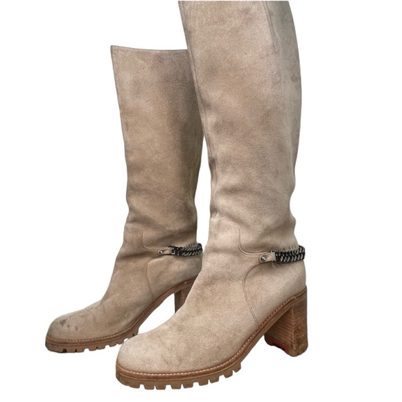 Christian Louboutin Shoes - Christian louboutin Veau Vealours Napoloeo boots 38